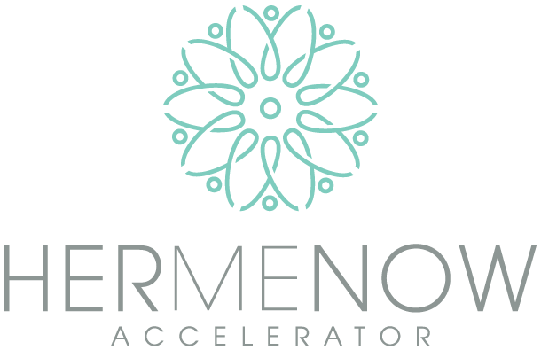 HerMeNow Logo vertical version