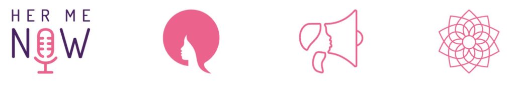 her me now exploratory logo options