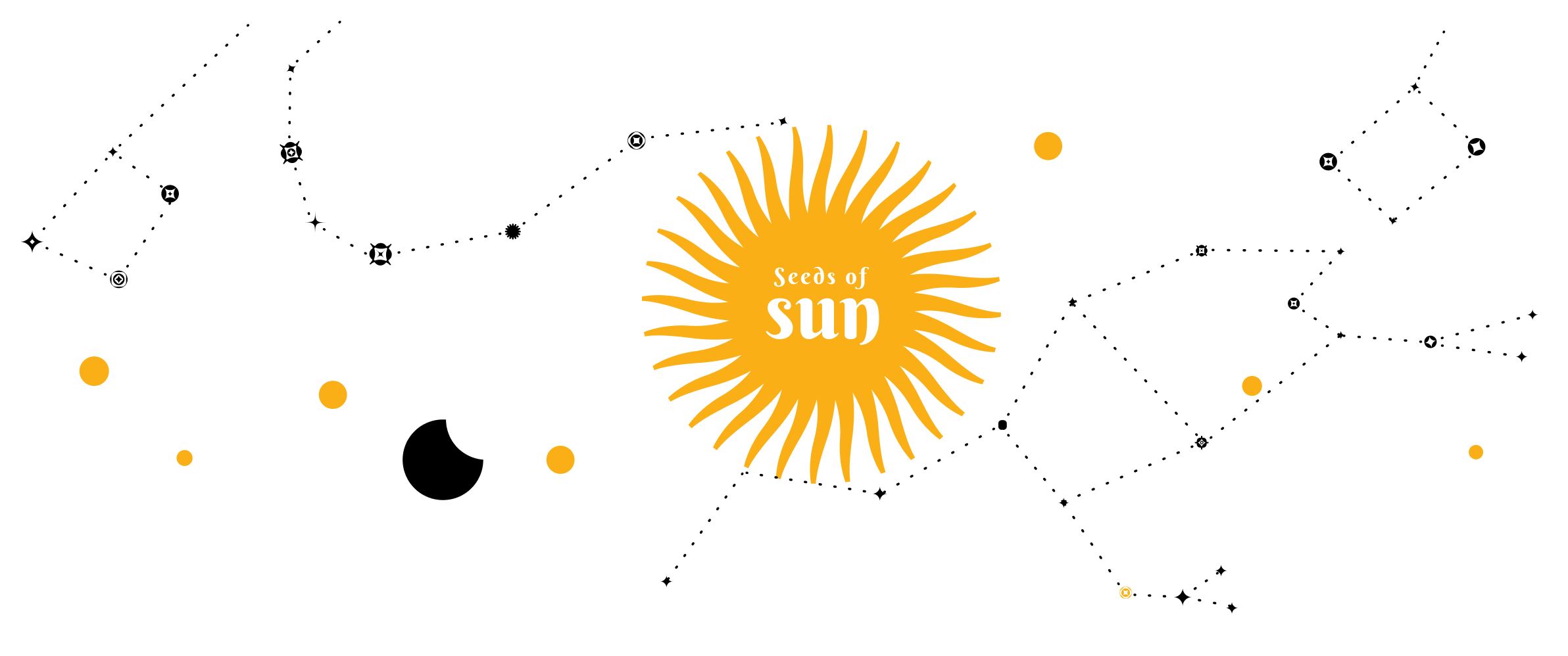 Seeds of Sun cosmic illustration