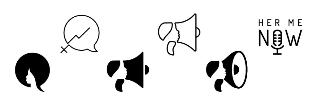 Test variations of HerMeNow logo