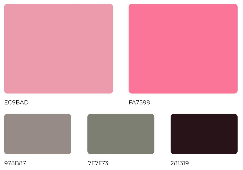 Colour swatches for Carfini