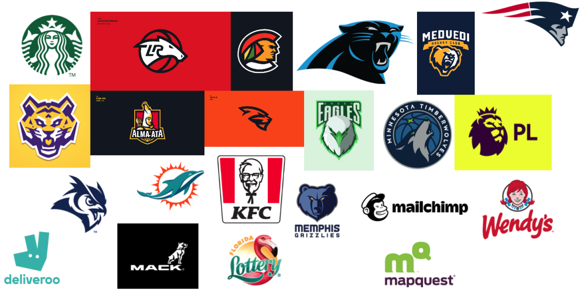 various logos